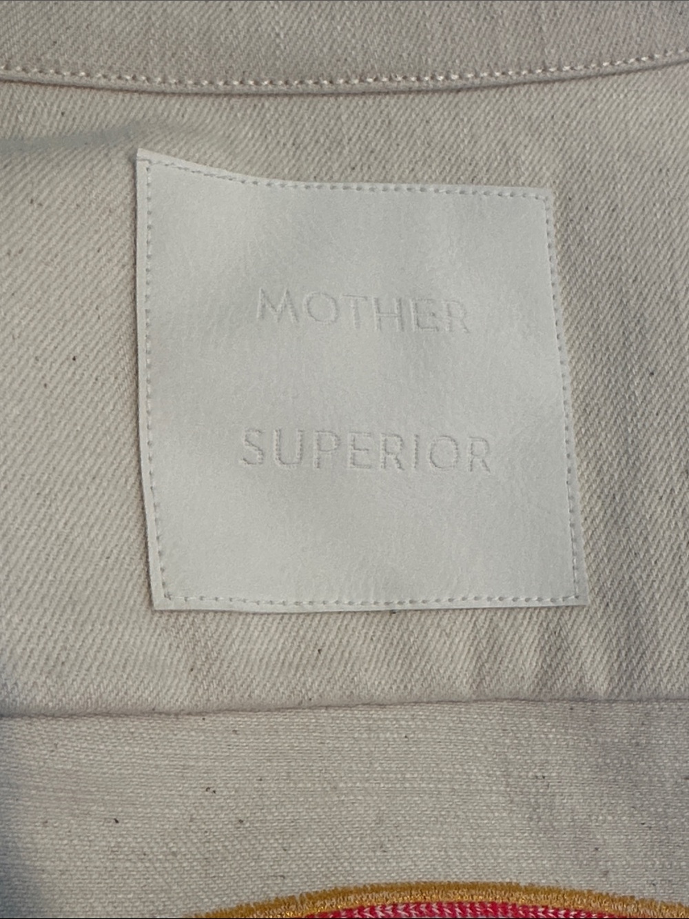 MOTHER The Bruiser Appliquéd Studded Denim Jacket New! - Picture 14 of 16